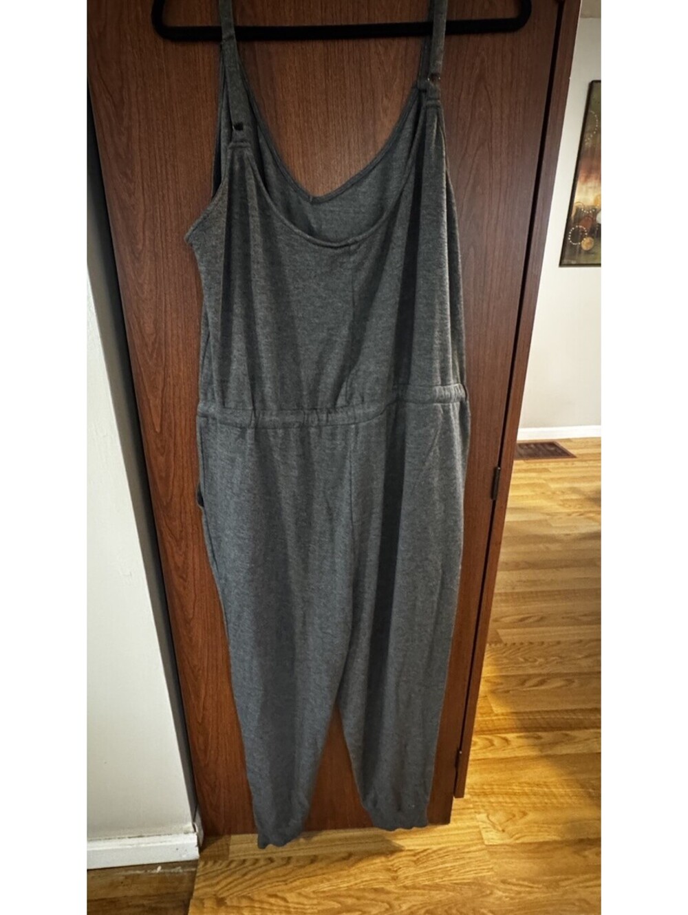 Torrid Sleep Jumpsuit Womens 2 18-20 Charcoal French Terry Lounge NWT Plus - Picture 4 of 10